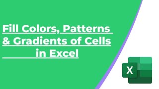 Fill Colors, Patterns & Gradients of Cells in Excel (Hindi/Urdu)