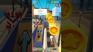 🚇🚇 🏃 subway surfers gameplay vertical 🚇 #subwaysurfers #viral #shorts #gameplay