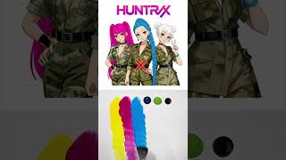 Military Dance Trends \ Smash Colors👮🏻♀️/ K-Pop Demon Hunters #rumi #kpop