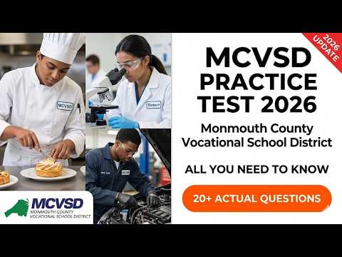 MCVSD Practice Test 2026: Pass the Monmouth County Vocational School District Exam