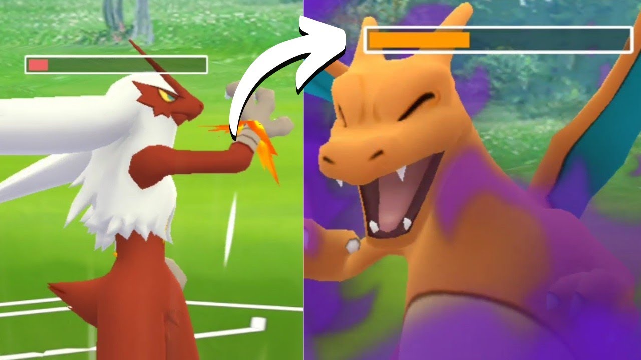 How I beat a 9669 Level Charizard in Pokemon Go! - YouTube