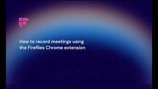 Fireflies Chrome Extension for generating meeting notes, transcripts, and action items. screenshot 3