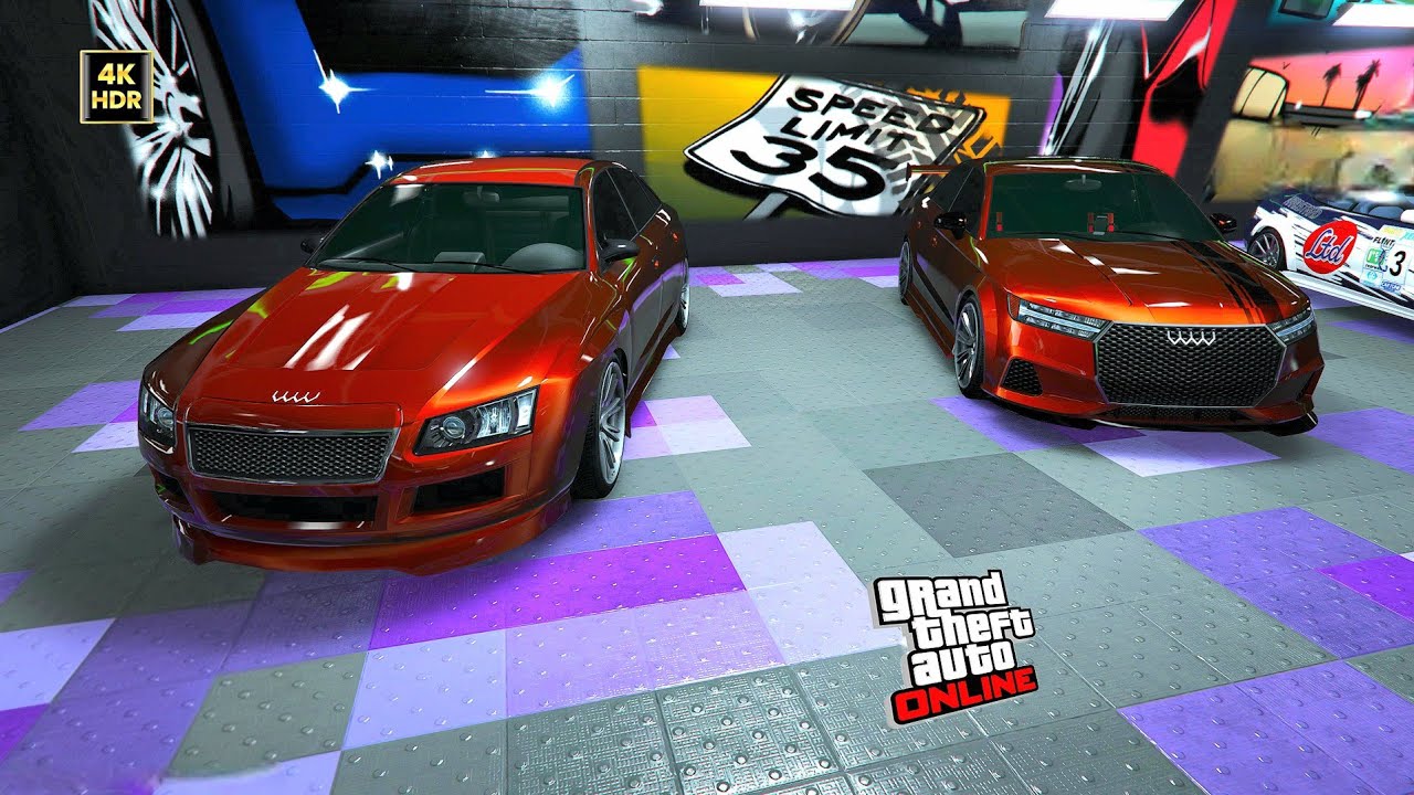 GTA Online 4K HDR - Tuneando el Audi A6 de Michael - Clásico del modo historia