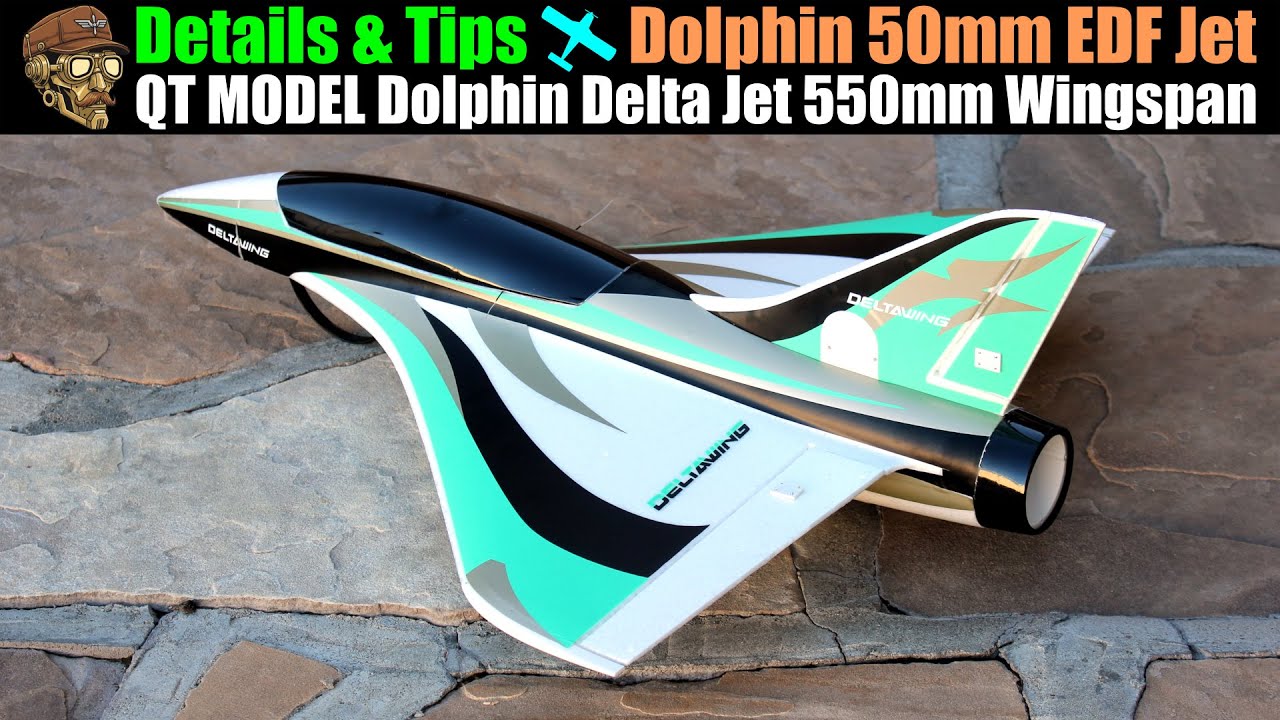 Details & Tips! Less Than $120! Dolphin Delta Wing 50mm EDF Jet 550mm PNP