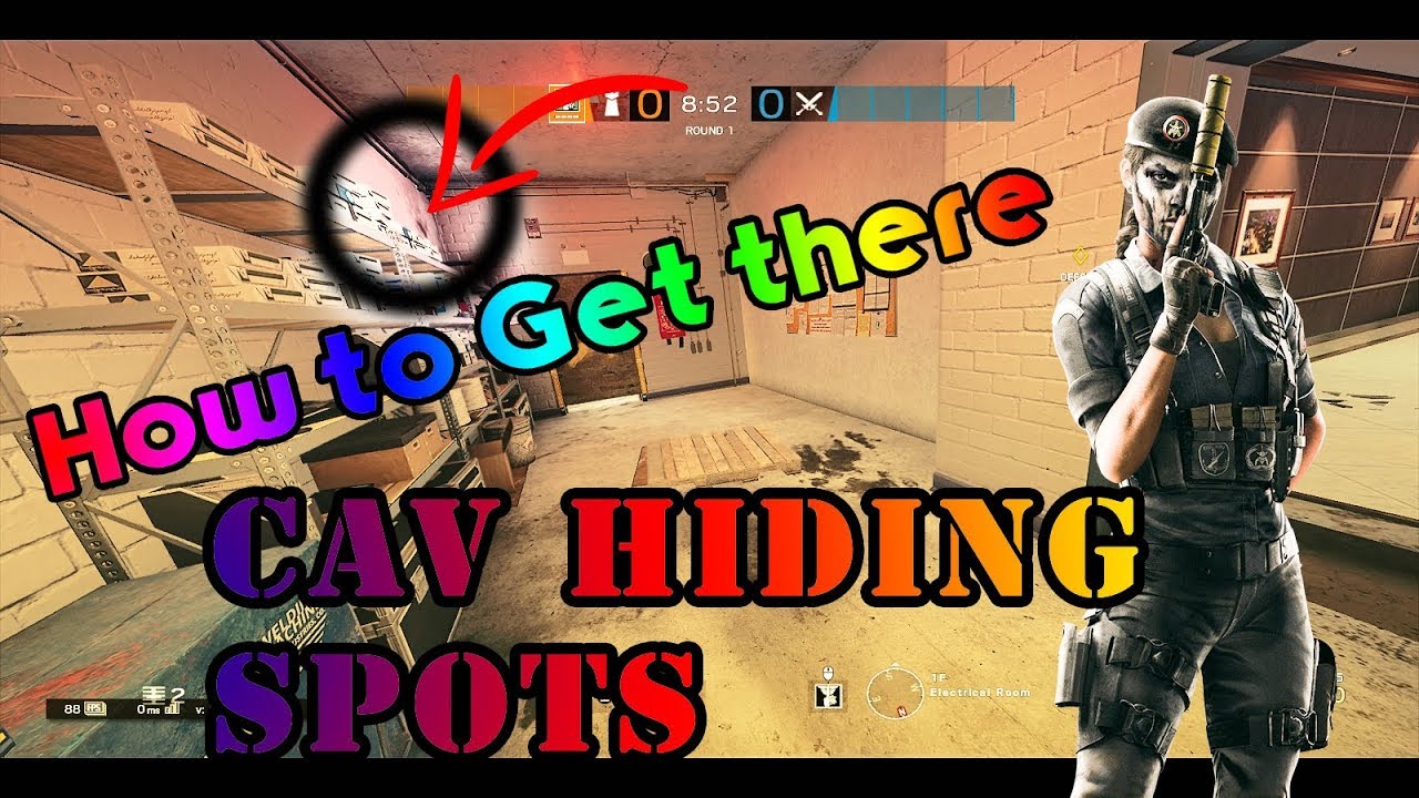 New Caveira Hiding Spots... | Tips and Tricks | Tom Clancy's Rainbow Six Siege
