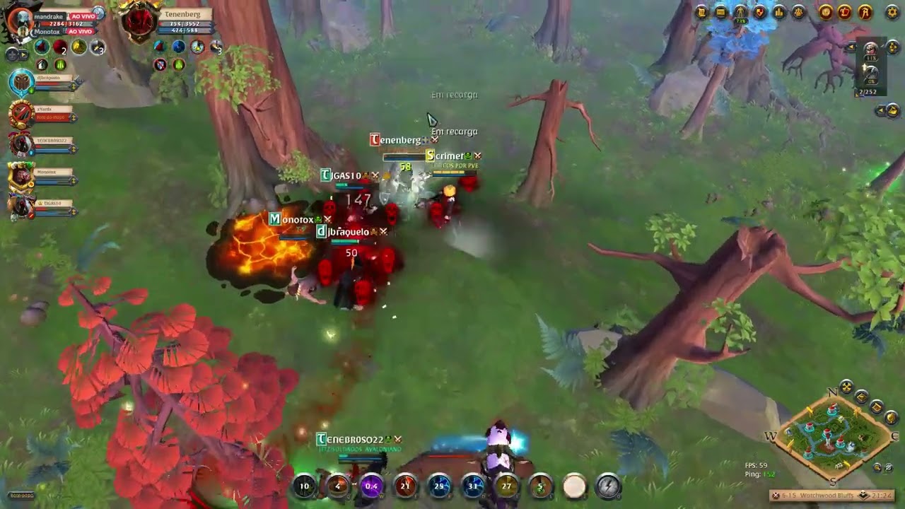 gankando dois caras de 8.3 bom loot