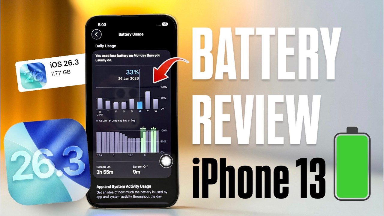 iOS 26.3 on iPhone 13 - iOS 26.3 Battery Test on iPhone 13 - Battery Performance iPhone 13 iOS 26.3