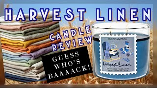 Harvest Linen (longtime don’t see) Candle Review
