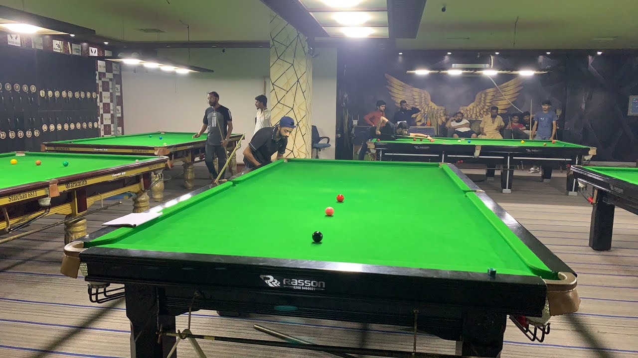 Absar Snooker is going live! Friend with century game - YouTube