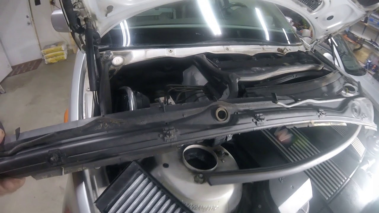 E46 Windshield Cowl Replacement Sleetwagon 05 YouTube