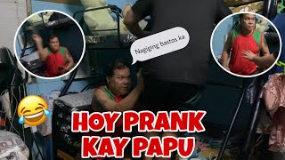 Hoy Prank Kay Papu galit Na Galit Siyah