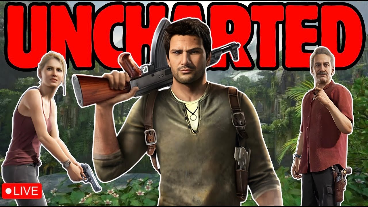 LIVE! I Bought ALL The Uncharted Games! Now Let's Beat Em!