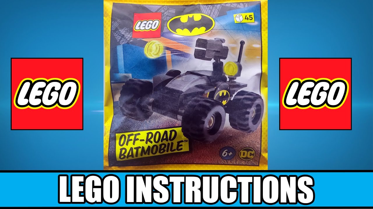 DC Comics Super Heroes - Off-road Batmobile - Magazine Gift LEGO instructions