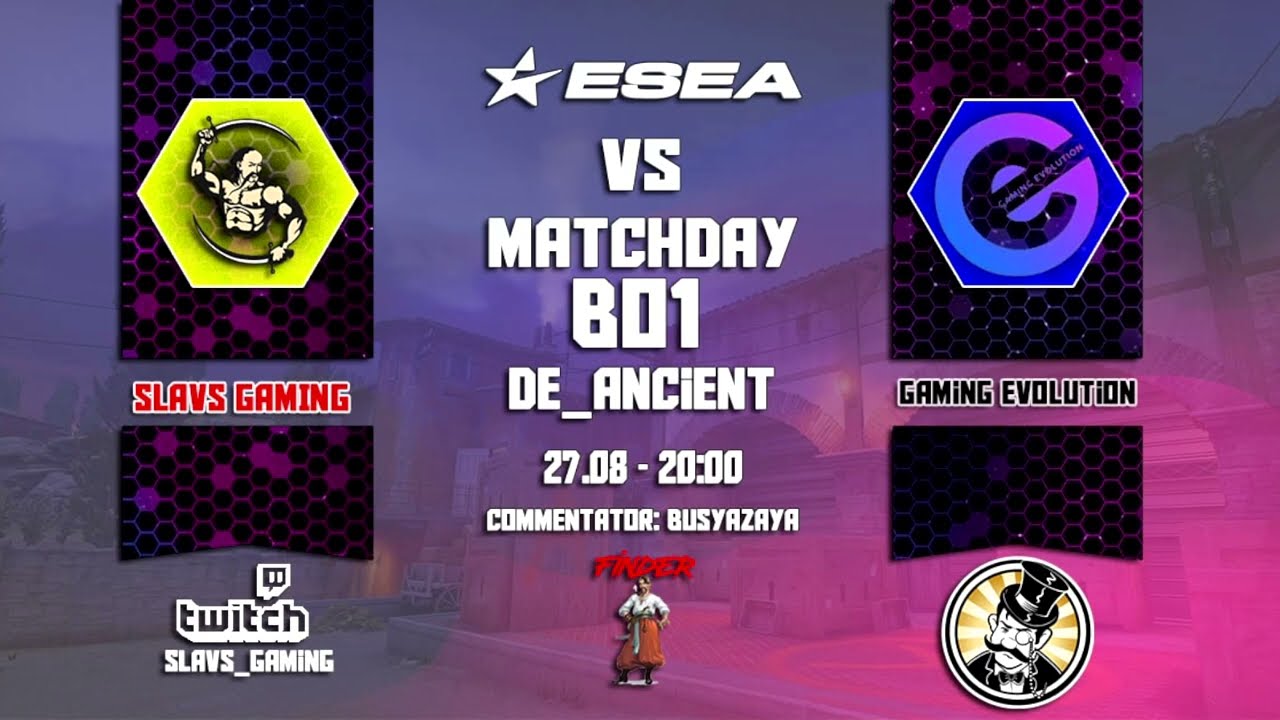 Skin Baron | ESEA Intermediate 42 Season | Slavs Gaming vs Gaming Evolution | by busyazaya