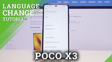 How to Change Language of POCO X3 - Languages List