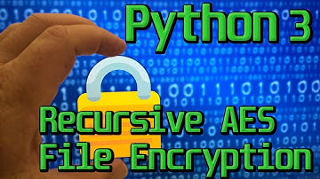 Recursive File Encryption in Python 3 (pyAesCrypt)