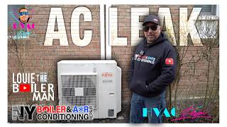 Mini Split Refrigerant Leak Found After 2 Other Companies Failed | HVAC Papi A-Team