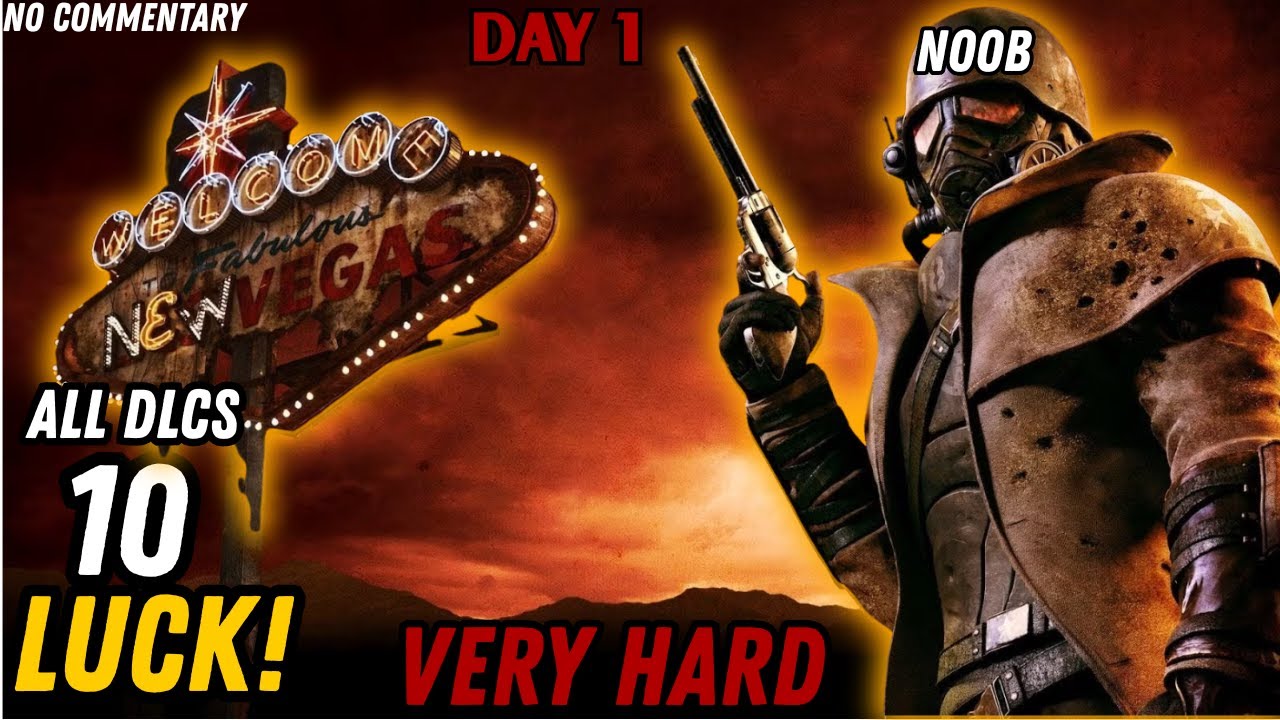 10 Luck Chaos in Fallout New Vegas – DTE KAMI’s Hardcore Run Begins! ALL DLC