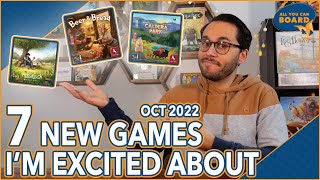 7 NEW GAMES I'm Excited About | Oct 2022 | Caldera Park, Redwood, Beer & Bread (and MORE!)