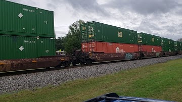 NS 213 Intermodal Taylors, SC w/UP leader and PRLX 2nd