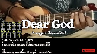 Avenged Sevenfold - Dear God Chords and Lyrics