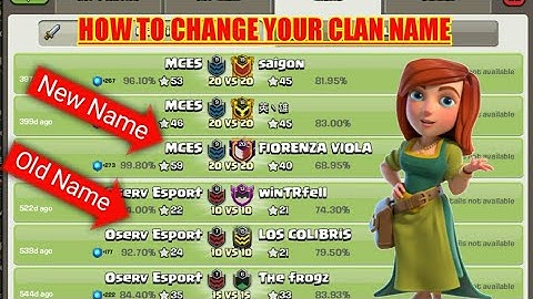 How To Change Your Clan Name In Clash Of Clans | Live Proof | 250 Subscribers Special Video