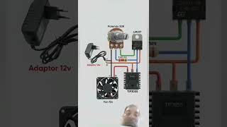 12v fan in speed control #automobile #diy #experiment #5minutecrafts #science #tech