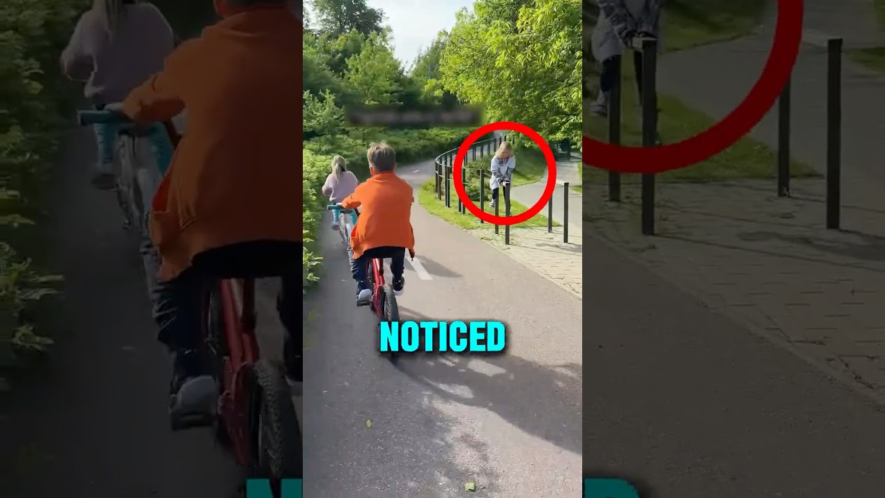 She Pretended To Ride A Bike Then They Stopped 😭🚲