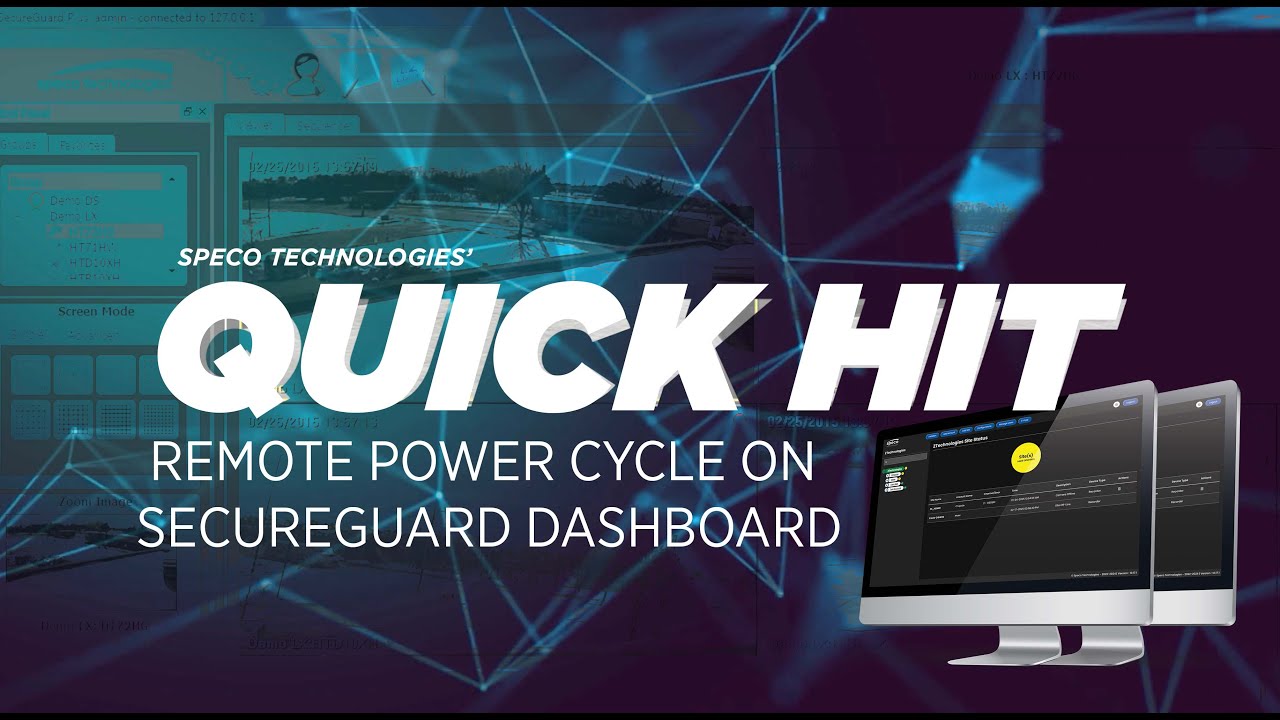 Remote Power Cycle on SecureGuard® Dashboard | Speco Technologies®
