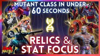 BEST STAT FOCUS AND RELICS FOR ALL MUTANT CHAMPIONS IN UNDER 60 SECONDS