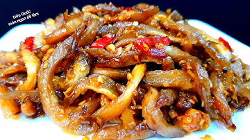 Củ Cải Xá Bấu Rim cực ngon món chay ngon đơn giản dễ làm