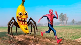 O Homem Aranha E A Banana Aranha Malvada - Filme Completo De Super-Heróis 2025