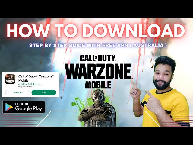 Como baixar Call of Duty Warzone Mobile fora da Austrália