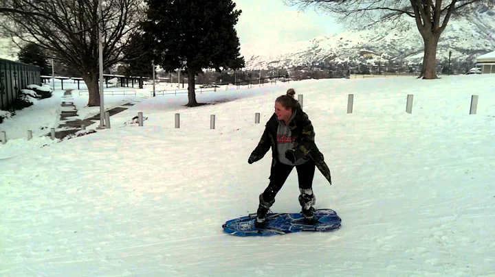 Sledding with Jacob and Hailey