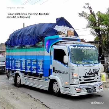 story wa truk oleng 30 detik||rainbow giga glowing