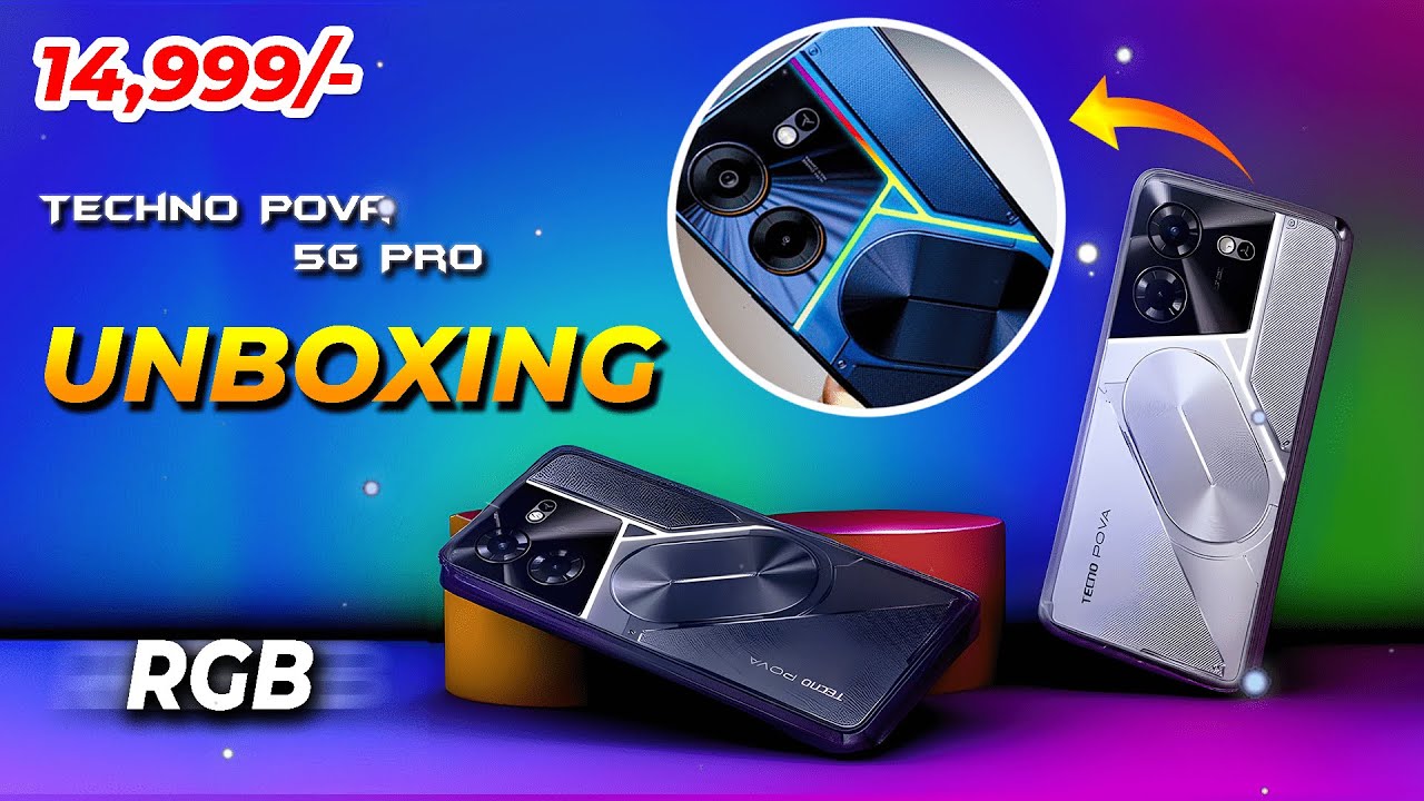 Tecno POVA 5 Pro 5G Unboxing And First Impressions⚡Best 5G gaming Smartphone Under Rs.15,000#review