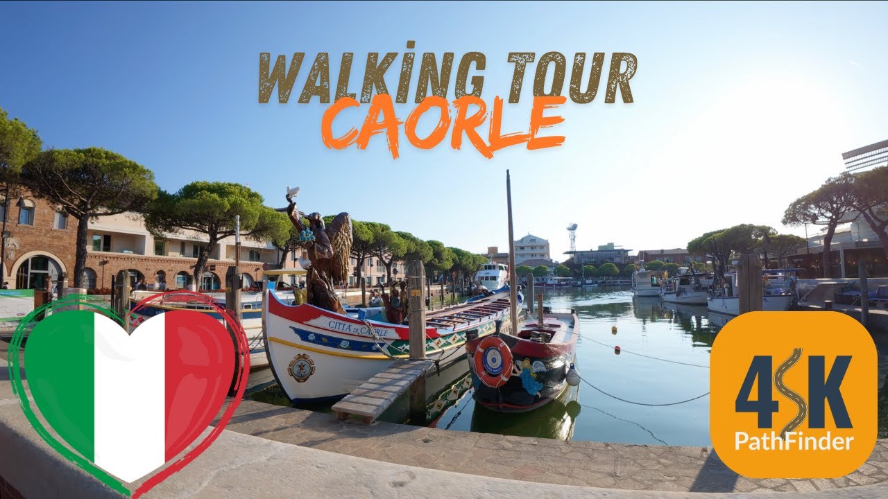 Caorle Walking Tour | Exploring the Charming Old Town of Italy 🇮🇹 4K