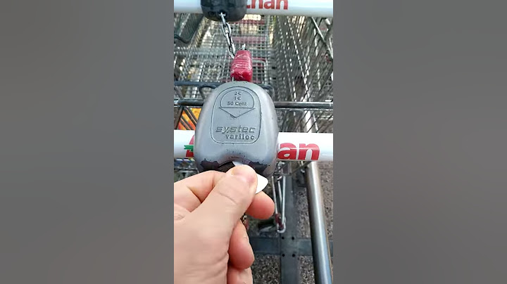 Sgancio carrello senza moneta