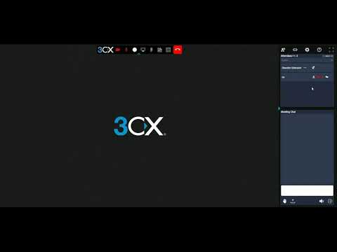 3CX WebMeeting at a Glance