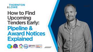 How to Find Upcoming Tenders Early | Pipeline & Award Notices Explained