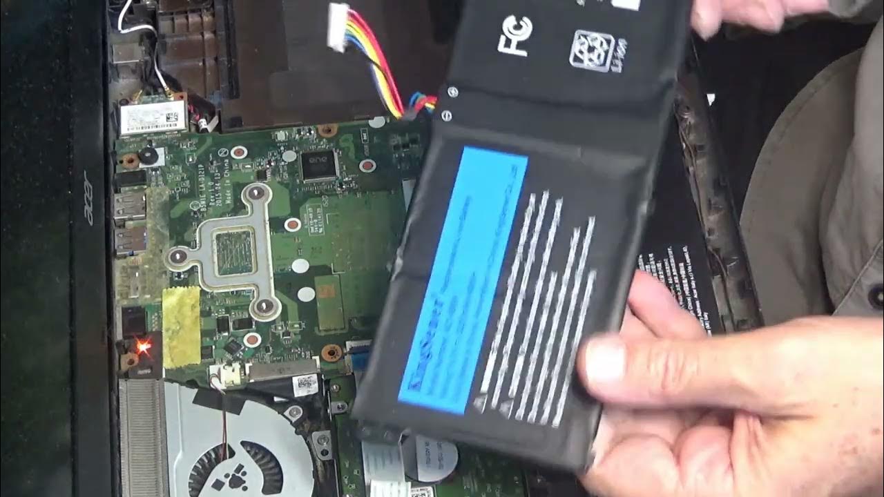 Замена аккумулятора ноутбука Acer / Как проверить цепь заряда ноутбука ...