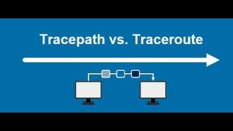 Traceroute/tracert commands