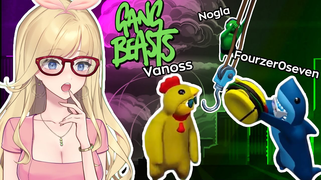 GANG BEASTS BUT SHARKS ATTACK THE VANOSS CREW *AND ME!*
