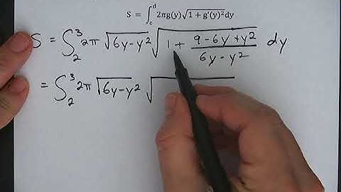 Calculus: Surface Area of a Radical function rotated about y axis