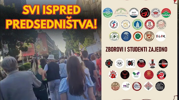 UŽIVO: Policija ispred Predsedništva; Studenti i narod ispred RIK, protest zbog kradje izbora