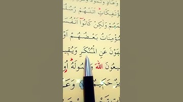 سورة التوبة الأية 71 القارئ سعد الغامدي