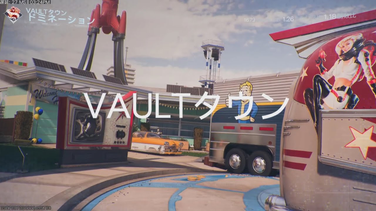  Call of Duty:Black OPS 7_Domination・Vault Town Map（オンライン・香港地域🇭🇰）