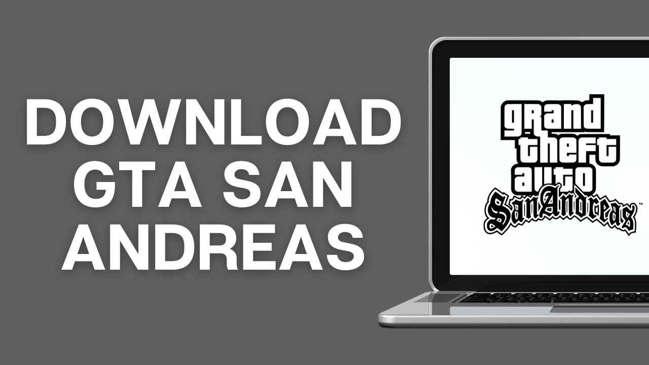 How to Download GTA San Andreas on Laptop or PC - YouTube