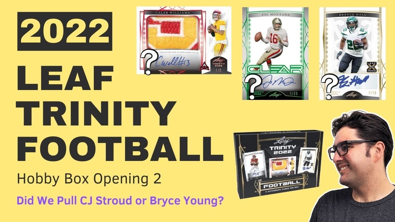 2022 Leaf Trinity Football Hobby Box Football Cards Unboxing! Did We