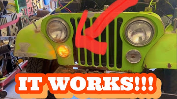 The 1981 Jeep CJ-5 has Turn Signals!